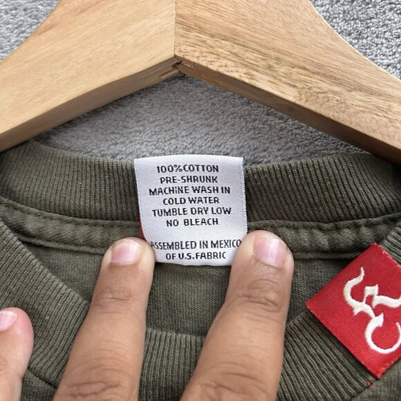 Kallusive Shirt Mens M Guardian Angel Double Sided Tee Hip Hop Streetwear Y2K - Picture 11 of 14